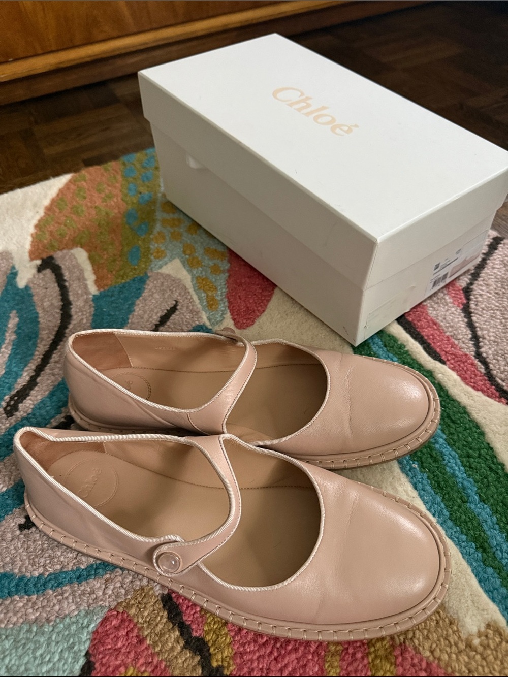 Women's Leather Mary Jane Flats